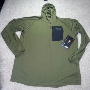 Sitka Core Light Hoodie Long Sleeve Zip Pullover Hunting Base Layer Men's XXL